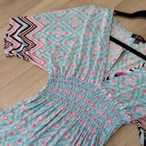 5th & Love Maxi Dress with Chevron Sleeves - Picture 5 of 16